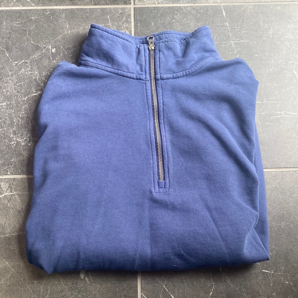 NWOT men’s blue XL quarter-zip pullover